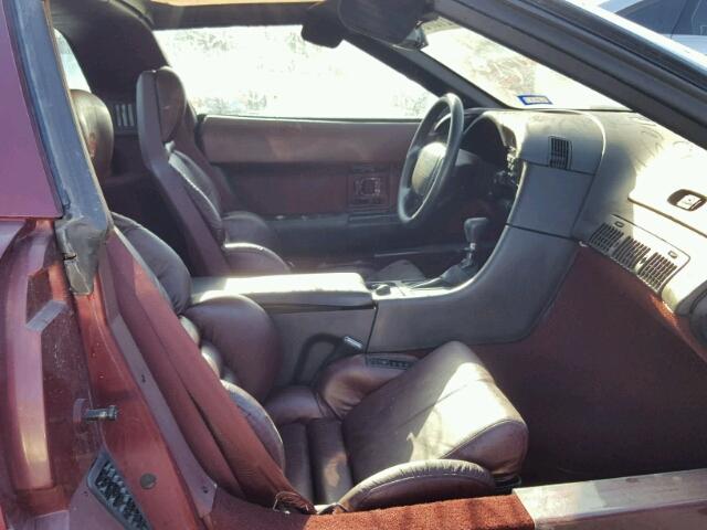 1G1YZ23J3P5800404 - 1993 CHEVROLET CORVETTE BURGUNDY photo 5