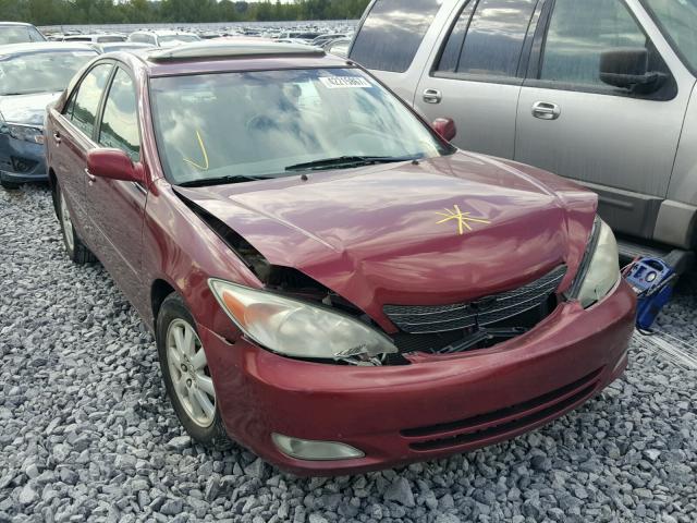 4T1BF32K84U075000 - 2004 TOYOTA CAMRY MAROON photo 1