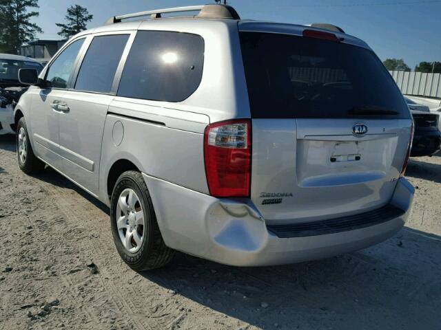 KNDMB233166090195 - 2006 KIA SEDONA EX SILVER photo 3