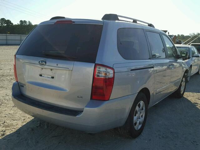 KNDMB233166090195 - 2006 KIA SEDONA EX SILVER photo 4