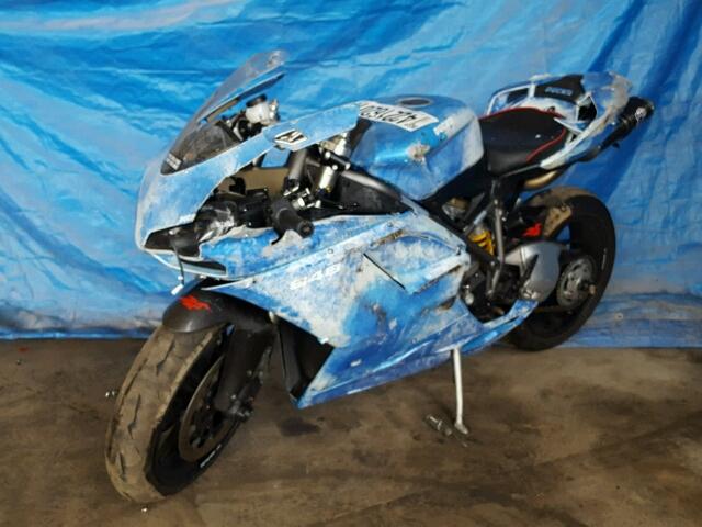 ZDM1XBGVX8B002338 - 2008 DUCATI 848 BLUE photo 2