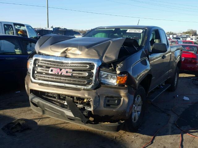 1GTH5AEA5F1214822 - 2015 GMC CANYON BROWN photo 2