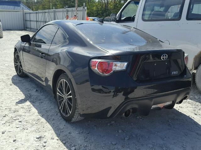 JF1ZNAA16F8713698 - 2015 TOYOTA SCION FR-S BLACK photo 3