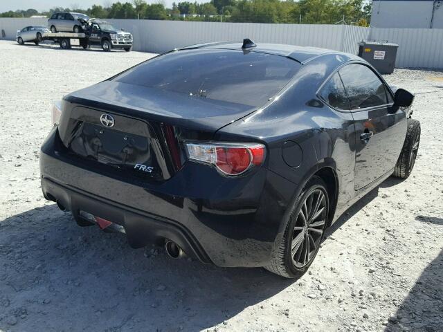 JF1ZNAA16F8713698 - 2015 TOYOTA SCION FR-S BLACK photo 4