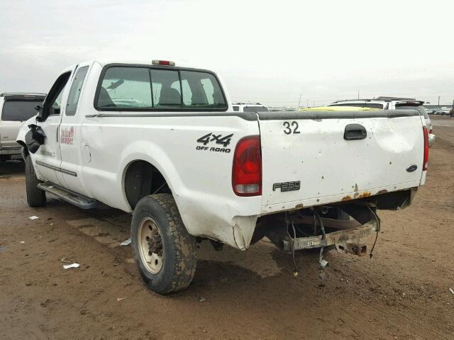 1FTNX21S1YEE48999 - 2000 FORD F250 WHITE photo 3