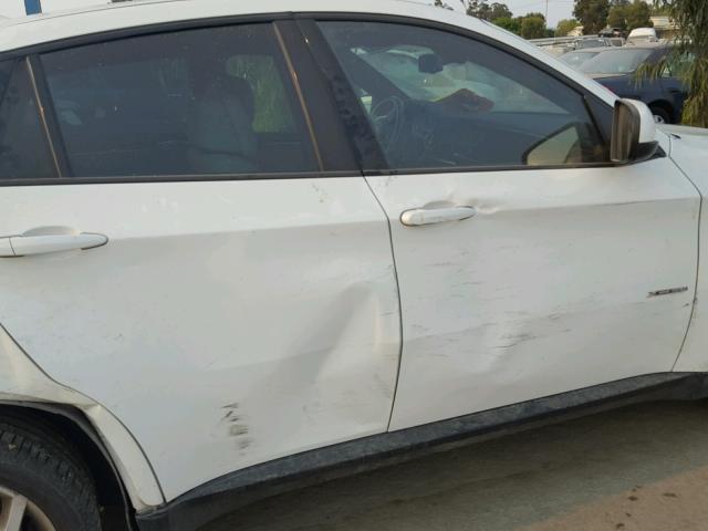 5UXFG8C55DL590968 - 2013 BMW X6 XDRIVE5 WHITE photo 9