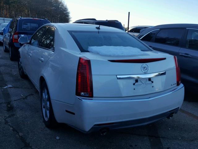 1G6DM577380114756 - 2008 CADILLAC CTS WHITE photo 3