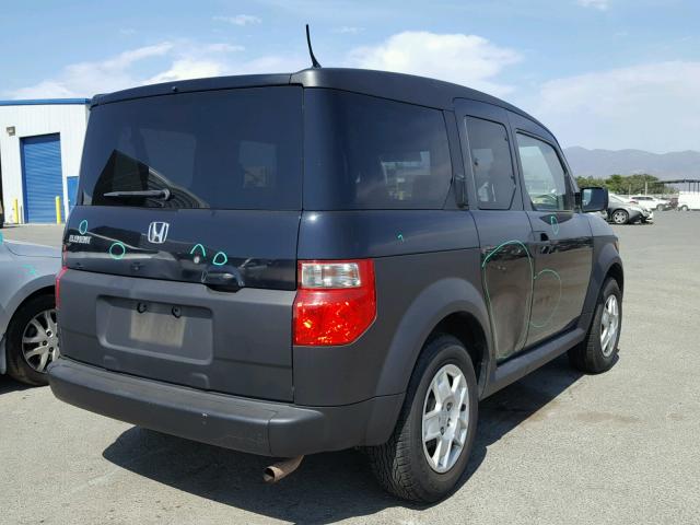 5J6YH18386L001995 - 2006 HONDA ELEMENT LX BLACK photo 4