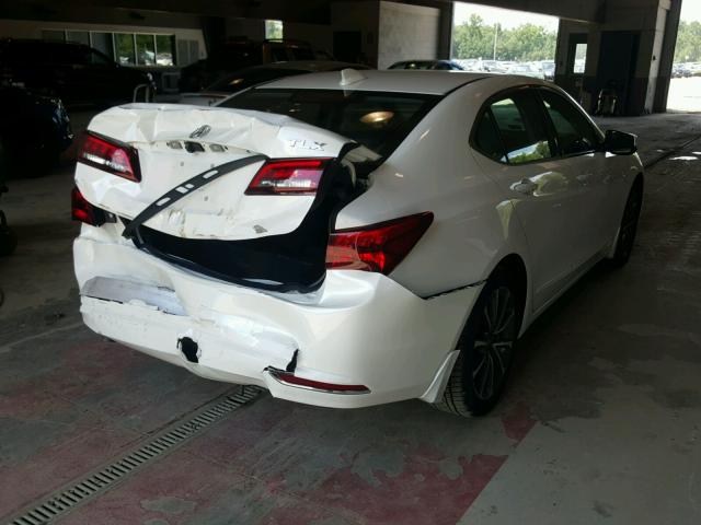 19UUB2F52FA007790 - 2015 ACURA TLX TECH WHITE photo 4