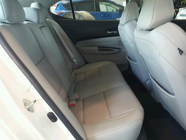 19UUB2F52FA007790 - 2015 ACURA TLX TECH WHITE photo 6
