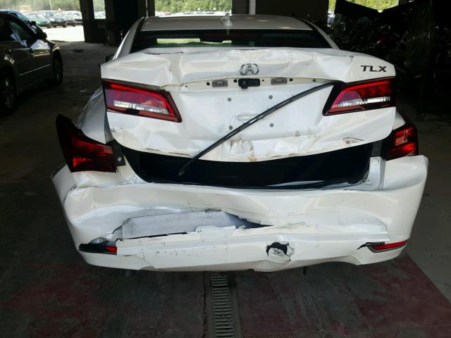 19UUB2F52FA007790 - 2015 ACURA TLX TECH WHITE photo 9