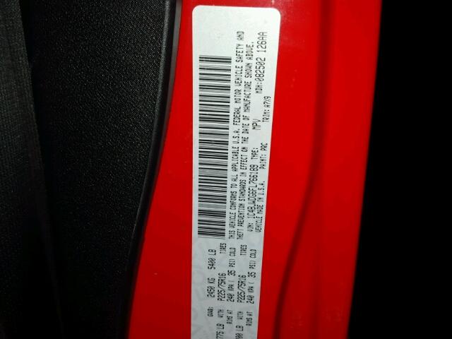 1C4BJWDG6FL766189 - 2015 JEEP WRANGLER U RED photo 10