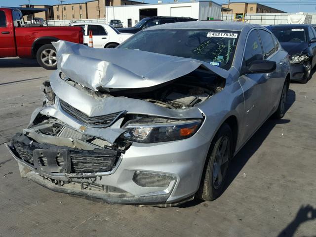 1G1ZB5ST7HF113905 - 2017 CHEVROLET MALIBU LS Gümüş foto 2