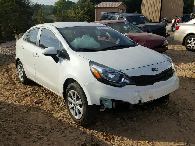 KNADM4A38H6118762 - 2017 KIA RIO LX WHITE photo 1