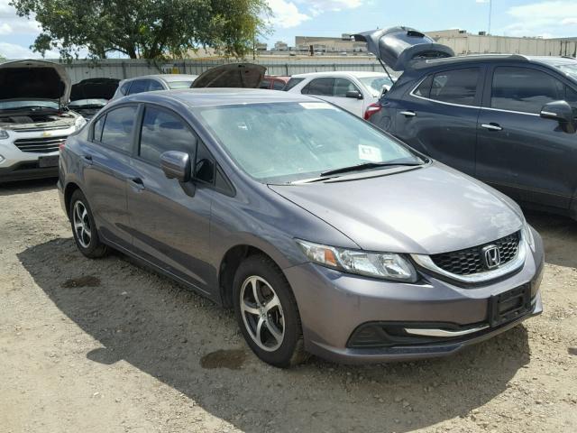 2HGFB2F77FH563945 - 2015 HONDA CIVIC SE CHARCOAL photo 1