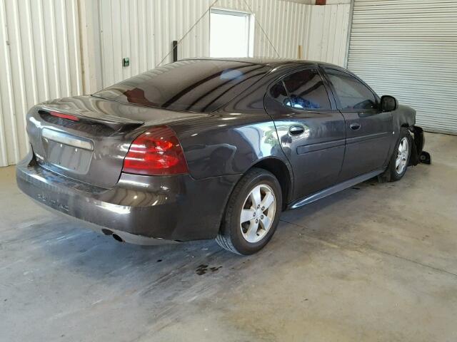2G2WP552581129031 - 2008 PONTIAC GRAND PRIX CHARCOAL photo 4