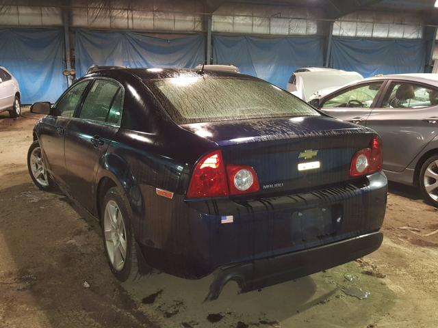 1G1ZB5E13BF335701 - 2011 CHEVROLET MALIBU LS Mavi foto 3