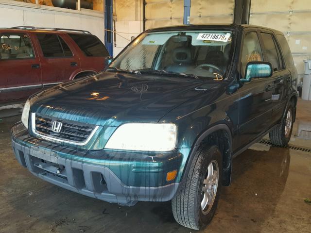 JHLRD18781S010559 - 2001 HONDA CR-V SE GREEN photo 2