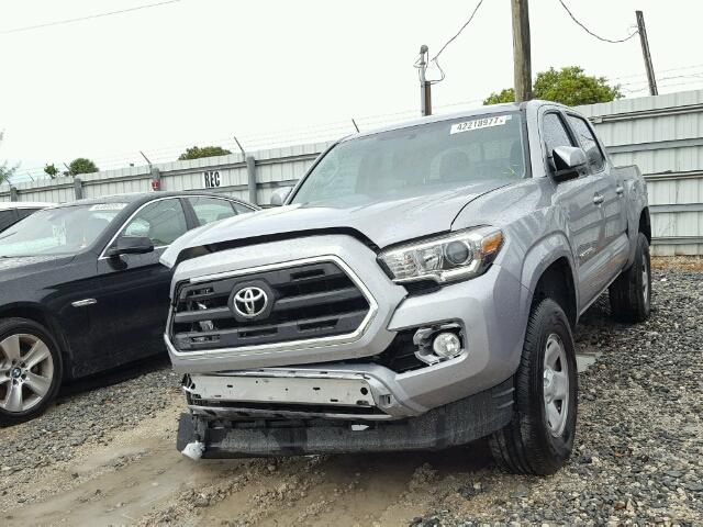 3TMAZ5CN9GM019278 - 2016 TOYOTA TACOMA SILVER photo 2