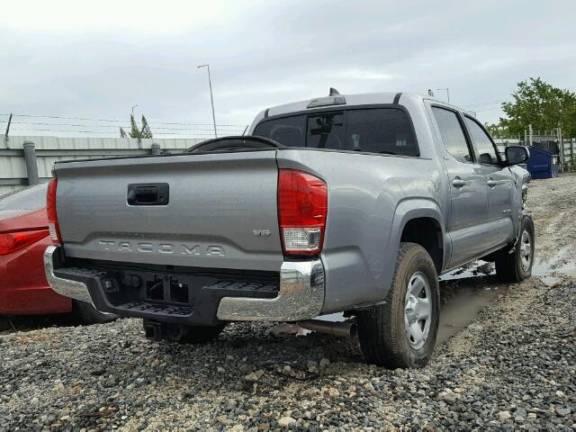 3TMAZ5CN9GM019278 - 2016 TOYOTA TACOMA SILVER photo 4