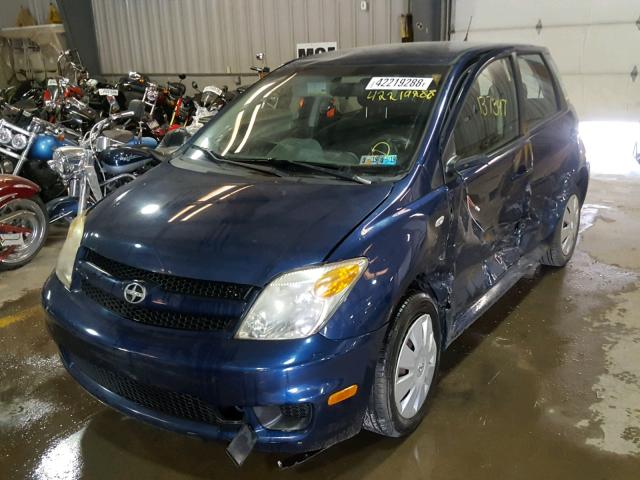 JTKKT624865018897 - 2006 TOYOTA SCION XA BLUE photo 2