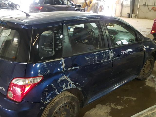 JTKKT624865018897 - 2006 TOYOTA SCION XA BLUE photo 9