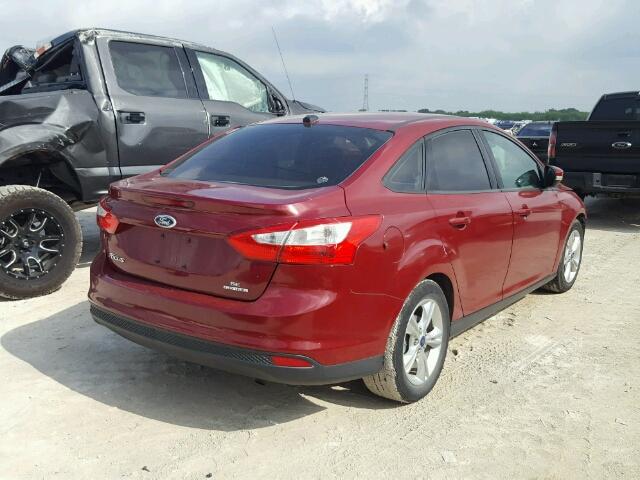 1FADP3F23EL266437 - 2014 FORD FOCUS SE RED photo 4