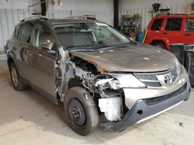 JTMRFREV8FD118524 - 2015 TOYOTA RAV4 XLE BROWN photo 1