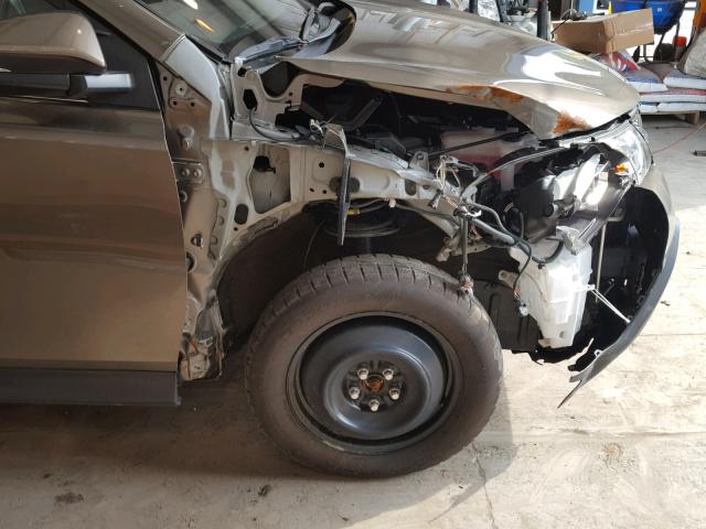 JTMRFREV8FD118524 - 2015 TOYOTA RAV4 XLE BROWN photo 9