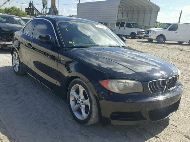 WBAUP7C56AVK77167 - 2010 BMW 128 I BLACK photo 1