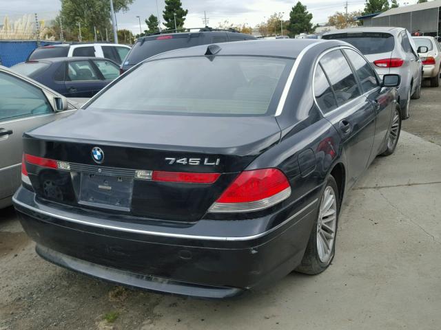 WBAGN63484DS47473 - 2004 BMW 745 BLACK photo 4