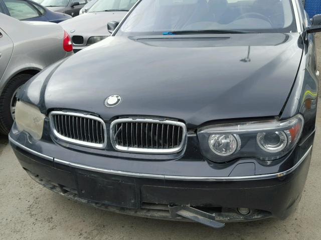 WBAGN63484DS47473 - 2004 BMW 745 BLACK photo 7