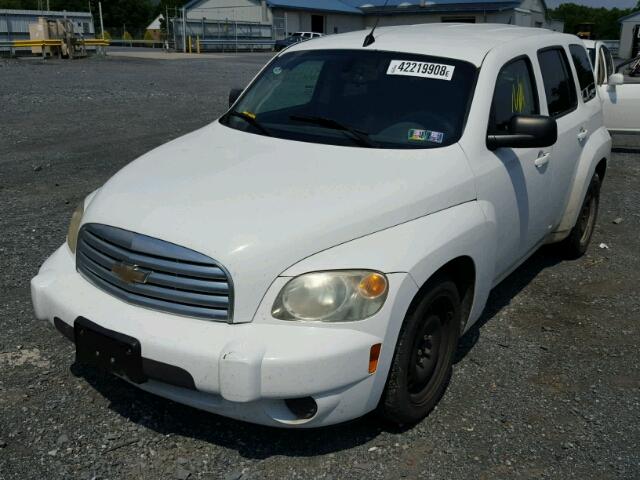 3GNBAADB8AS650266 - 2010 CHEVROLET HHR LS WHITE photo 2