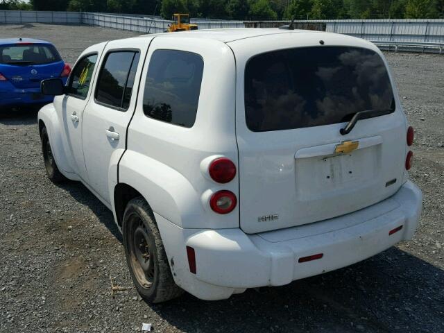 3GNBAADB8AS650266 - 2010 CHEVROLET HHR LS WHITE photo 3