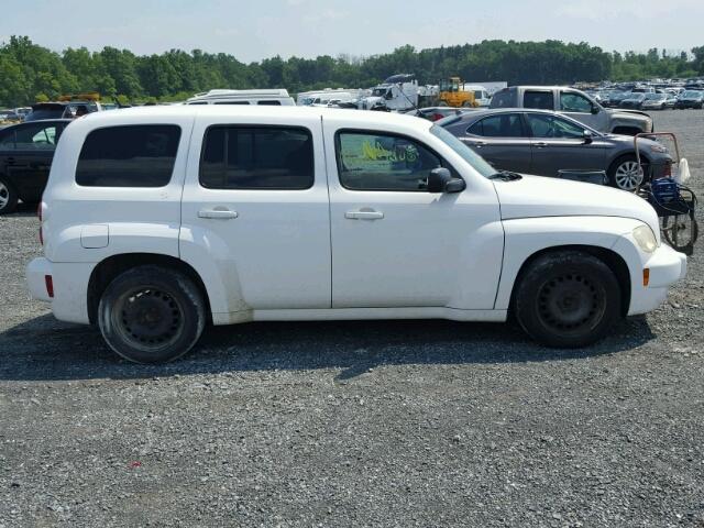 3GNBAADB8AS650266 - 2010 CHEVROLET HHR LS WHITE photo 9
