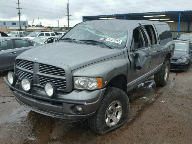 3D7KS28C25G794280 - 2005 DODGE RAM 2500 S GRAY photo 2