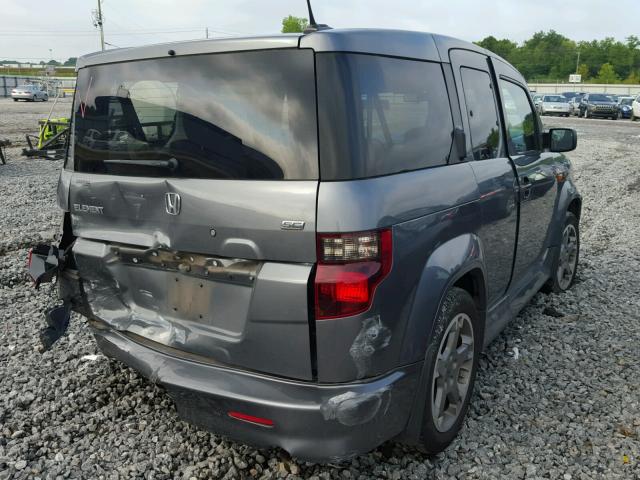 5J6YH1H95AL003264 - 2010 HONDA ELEMENT SC GRAY photo 4