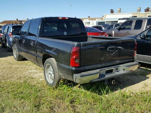 2GCEC13Z771166432 - 2007 CHEVROLET SILVERADO BLACK photo 3