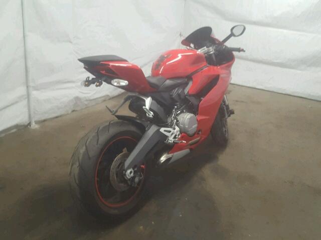 ZDM14BUW4EB019685 - 2014 DUCATI SUPERBIKE RED photo 4