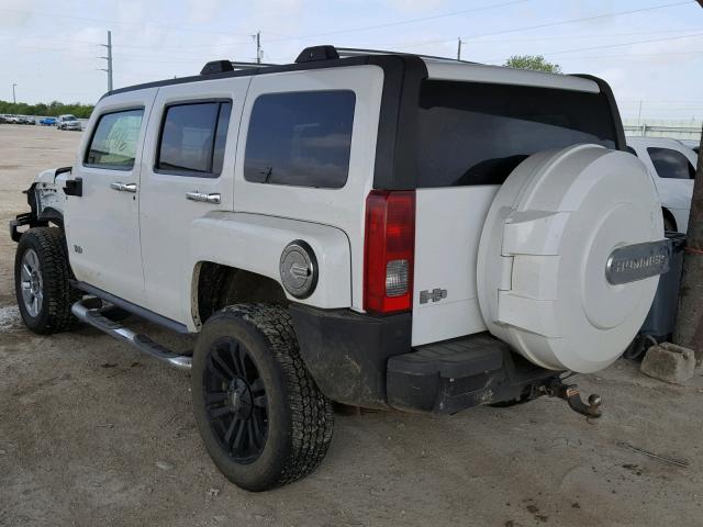 5GTEN13L488176669 - 2008 HUMMER H3 ALPHA WHITE photo 3