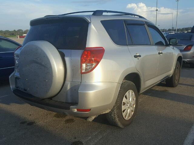 JTMZD33V165010441 - 2006 TOYOTA RAV4 SILVER photo 4