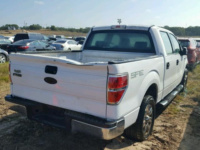 1FTRW128X9KB33350 - 2009 FORD F150 SUPER WHITE photo 4