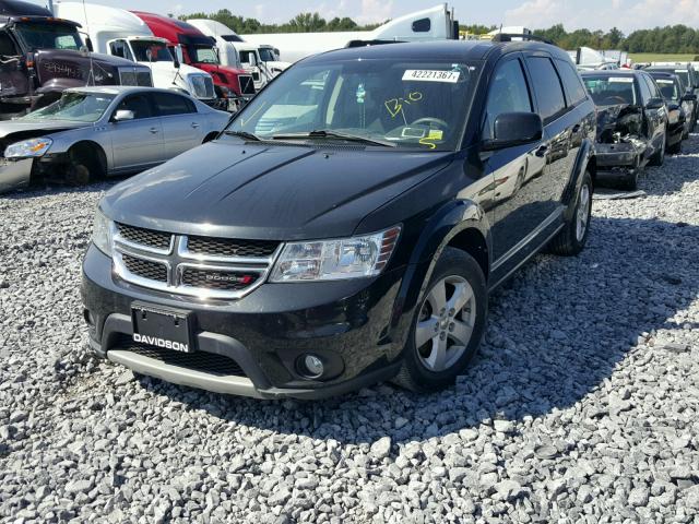 3C4PDCBB2CT392134 - 2012 DODGE JOURNEY SX BLACK photo 2