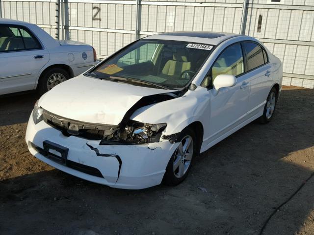 1HGFA16847L097644 - 2007 HONDA CIVIC EX თეთრი ფოტო 2