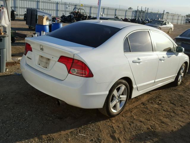 1HGFA16847L097644 - 2007 HONDA CIVIC EX თეთრი ფოტო 4
