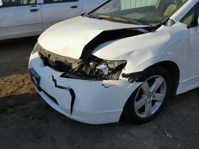 1HGFA16847L097644 - 2007 HONDA CIVIC EX WHITE photo 9