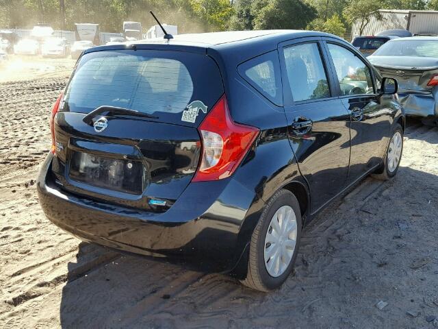 3N1CE2CP0EL362636 - 2014 NISSAN VERSA NOTE BLACK photo 4