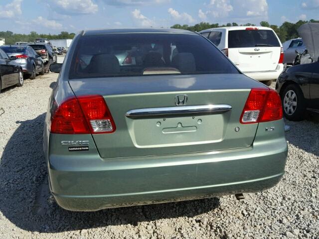 2HGES16593H534558 - 2003 HONDA CIVIC LX GREEN photo 9