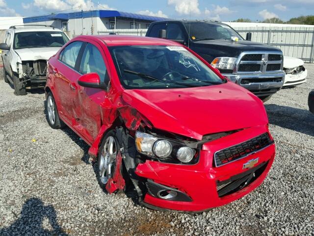 1G1JE5SB4F4211598 - 2015 CHEVROLET SONIC RED photo 1