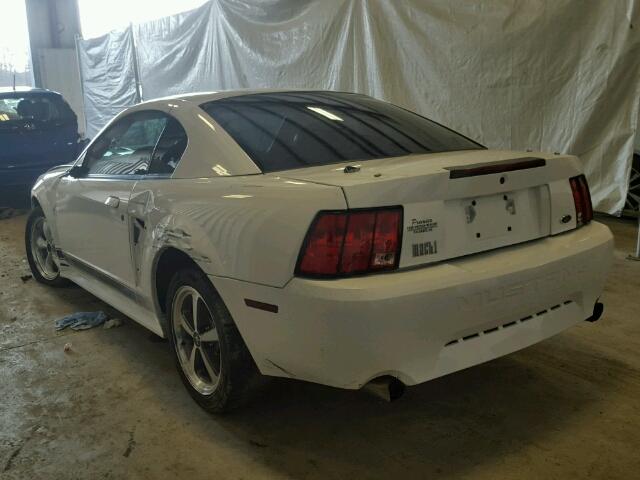 1FAFP42R43F437371 - 2003 FORD MUSTANG MA WHITE photo 3